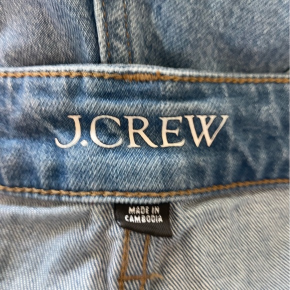 J. Crew High Rise Sailor Denim Trouser Wide Leg Jeans in 1996 Semi Stretch-31x32 - Picture 9 of 13
